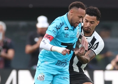 Com Neymar expulso, Santos perde para o Botafogo pelo Brasileirão