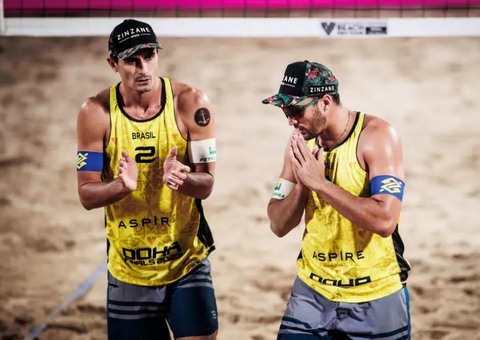 Brasileiros perdem para americanos e vão para repescagem no vôlei de praia