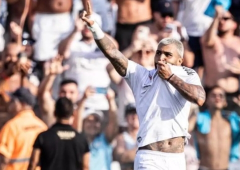 Gabigol marca na reestreia e Santos vira no fim na abertura do Paulistão