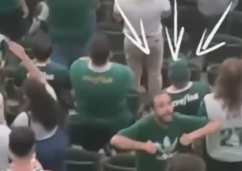 Vídeo mostra palmeirense imitando macaco para torcedores do Cerro Porteño