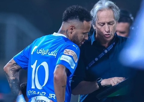 Jorge Jesus revela frustração com Neymar: 'Saiu triste comigo'