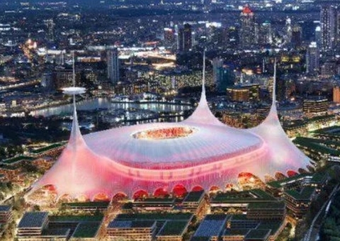Manchester United revela imagens de novo estádio para 100 mil pessoas