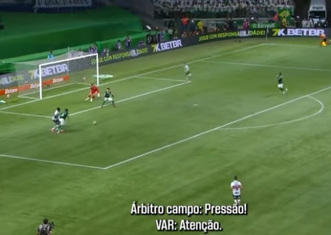 Federação Paulista divulga áudio de VAR de Palmeiras e São Paulo: 'ele fez o calço com a perna'
