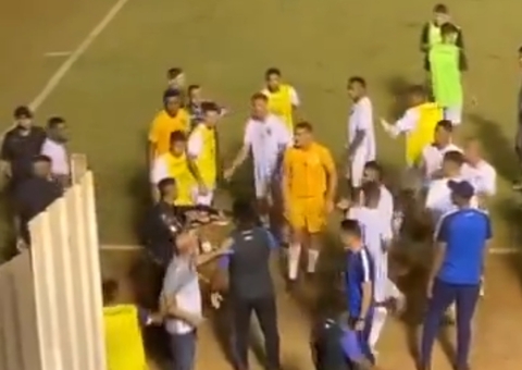 'Fiquei apavorado e, depois, veio muita dor', diz goleiro beleado por PM em campo