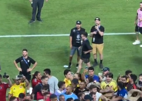 Conmebol denuncia 11 jogadores por confusão em Uruguai e Colômbia