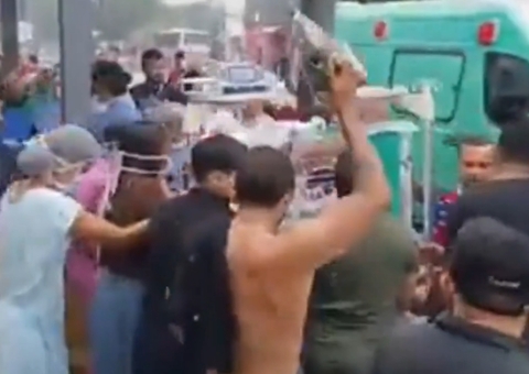 Fogo atinge hospital em Fortaleza e recém-nascidos são retirados às pressas