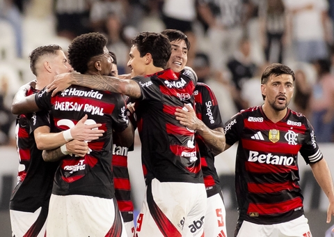 Flamengo faz 3 a 0 no Botafogo no Nilton Santos pelo Brasileirão