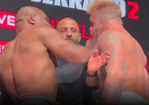Amigo revela motivo que fez Mike Tyson dar tapa no rosto de Jake Paul