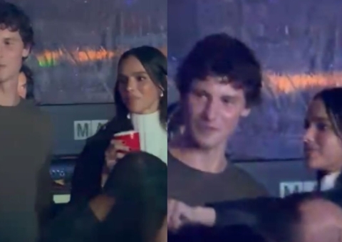 Shawn Mendes e Bruna Marquezine são vistos juntos em show de Dua Lipa em SP