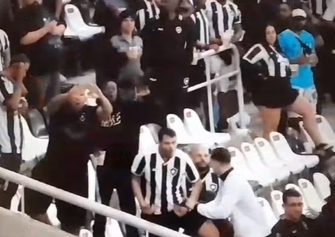 Botafogo banirá torcedor que fez gestos racistas contra Palmeiras