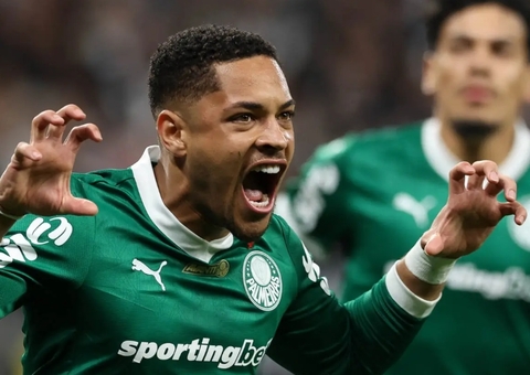 Vitor Roque salta para a ponta da artilharia do Palmeiras no Brasileirão