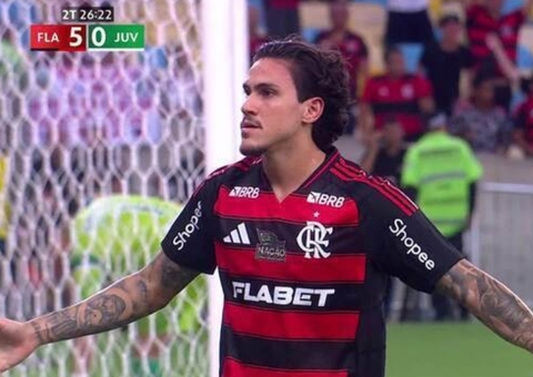 Com dois de Pedro, Flamengo atropela Juventude e faz 6 a 0