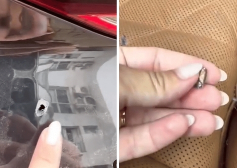 Carro da família do zagueiro Luan é alvejado no Rio