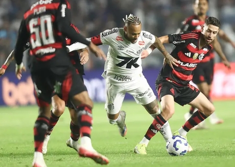 Neymar decide no fim, Santos bate o Flamengo e ganha fôlego contra o Z-4