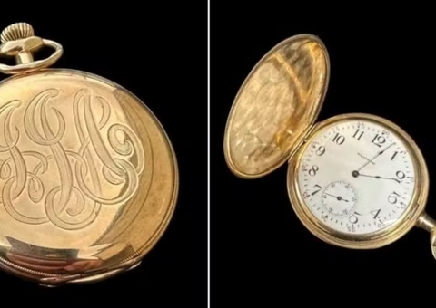 Relógio de ouro dado a capitão que resgatou vítimas do Titanic é vendido por valor recorde