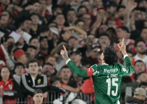 Palmeiras vence River Plate e abre vantagem nas quartas da Libertadores