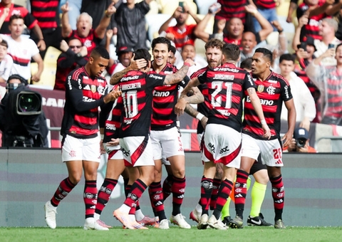 Pedro brilha e Flamengo vence o Palmeiras com três gols no primeiro tempo