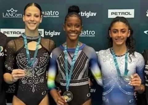 Brasil brilha com dois ouros e sete medalhas na Copa do Mundo de ginástica