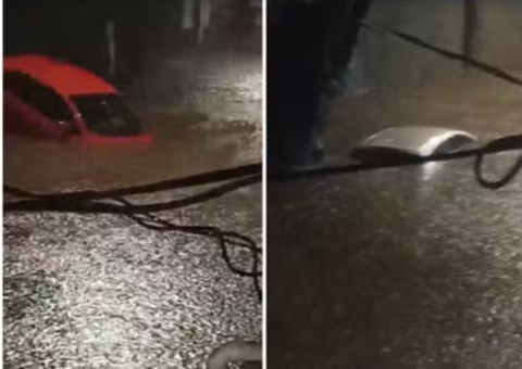 Motorista morre após ficar preso em carro durante alagamento em São Paulo