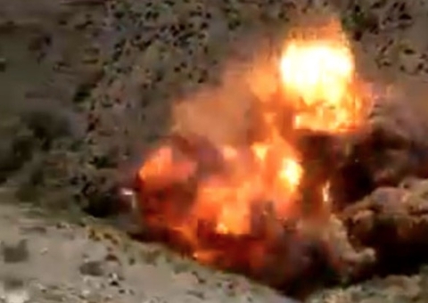 Caminhão com oxigênio para vítimas da Covid explode; Veja vídeo 