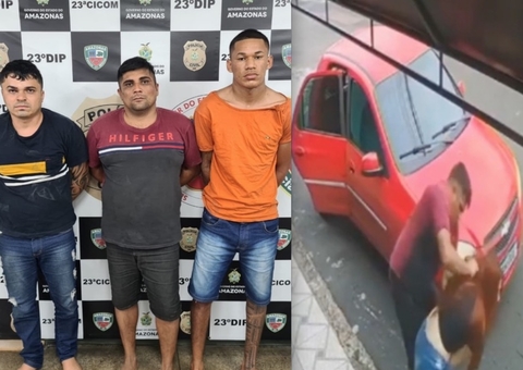 Suspeitos de agredir mulher durante assalto são presos em Manaus