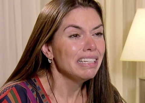 Ex de Tom Veiga chora ao ser acusada de envenenar intérprete de Louro José