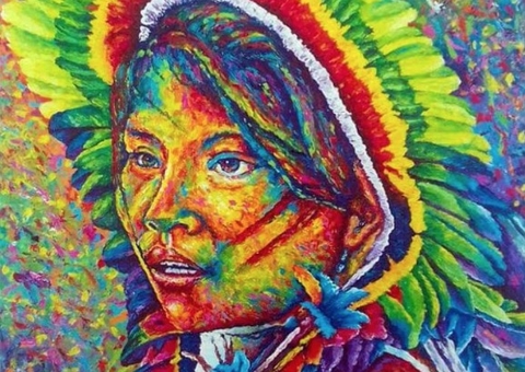 Manart lança estampa inspirada na obra ‘Karajá’ do artista Rubens Belém