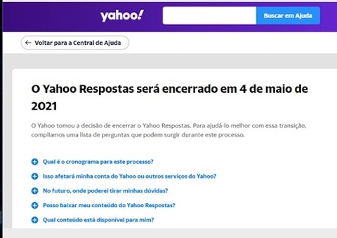 Após 16 anos, Yahoo Respostas é desativado