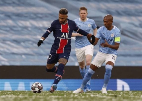 Manchester City vence por 2x0 e elimina PSG da Liga dos Campeões