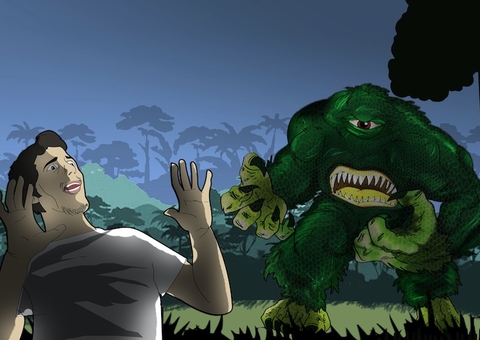 Gigante com olho na testa, Mapinguari põe medo em quem entra na floresta