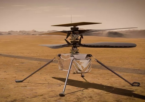 NASA divulga o sons capturados por Perseverance do helicóptero Ingenuity 