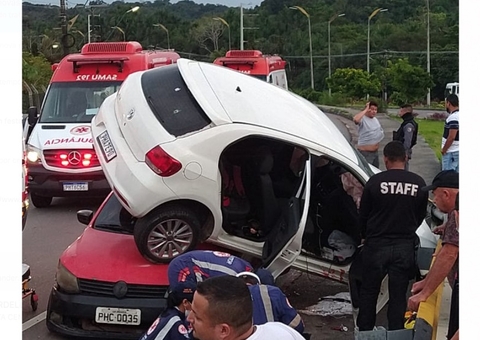 Pedestre morre atropelado por criminosos durante fuga em Manaus; vídeo