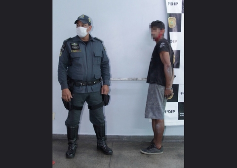 Homem é preso ao tentar furar guardas com faca de pão durante roubo em Manaus