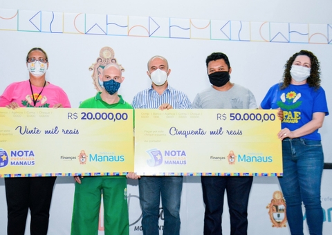 Nota premiada Manaus vai sortear R$ 112 mil em prêmios