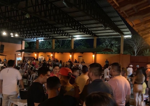 Fiscalização interdita casa de festas com cerca de mil pessoas em Manaus 