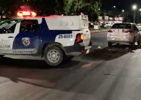 Homem é atropelado violentamente ao tentar atravessar rua em Manaus 