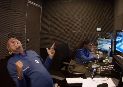 Reação de Daiane dos Santos e Galvão com prata de Rebeca viraliza