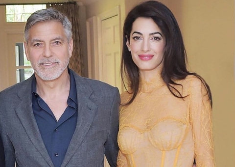 George Clooney e Amal estão esperando gêmeos de novo, diz revista