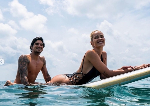 Gabriel Medina e Yasmin Brunet rebatem Letícia Bufoni e viram piada na web