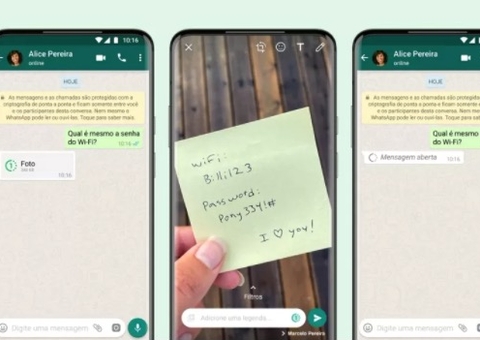 WhatsApp lança recurso de visualização única de fotos e vídeos 