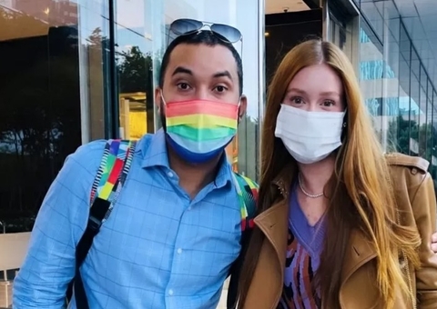 Marina Ruy Barbosa tieta Gil do Vigor e pira: 'Olha esse encontro'