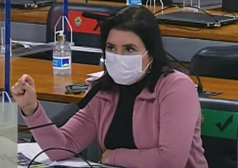 Simone Tebet aponta contradições de Helcio Bruno durante depoimento à CPI 