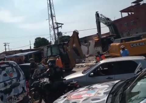 Vídeos mostram reintegração de posse no Novo Aleixo em Manaus