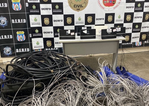 Empresário é preso após furtar cabos de internet e telefone em Manaus