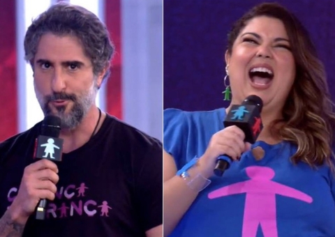 Marcos Mion estreia na Globo e é alvo de piada de Fabiana Karla