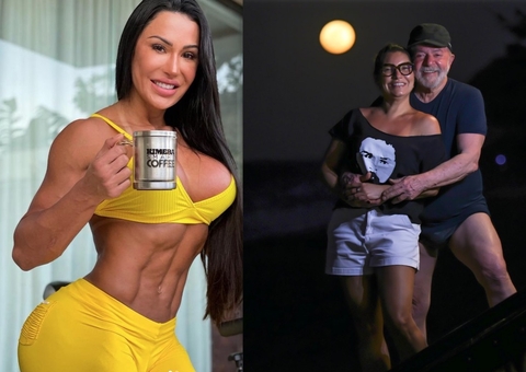 Gracyanne Barbosa elogia perna musculosa de Lula e faz desafio a Bolsonaro