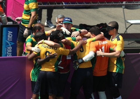 Brasil é penta no futebol de 5 das Paralimpíadas com vitória sobre Argentina