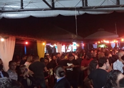 Alambique e casa de Forró são interditadas por aglomeração em Manaus