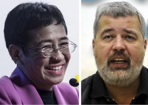 Nobel da Paz vai para jornalistas que lutam pela liberdade de expressão