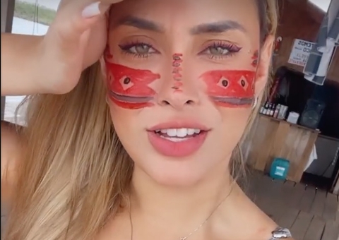 Ex-bbb Sarah come cupim e mostra passeio por Manaus com Lucas Viana; vídeo